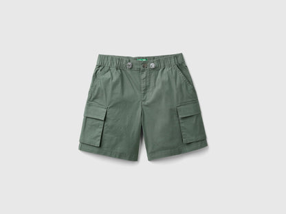 Cargo Bermuda Shorts In Stretch Cotton_4L2Vc9031_1G1_01