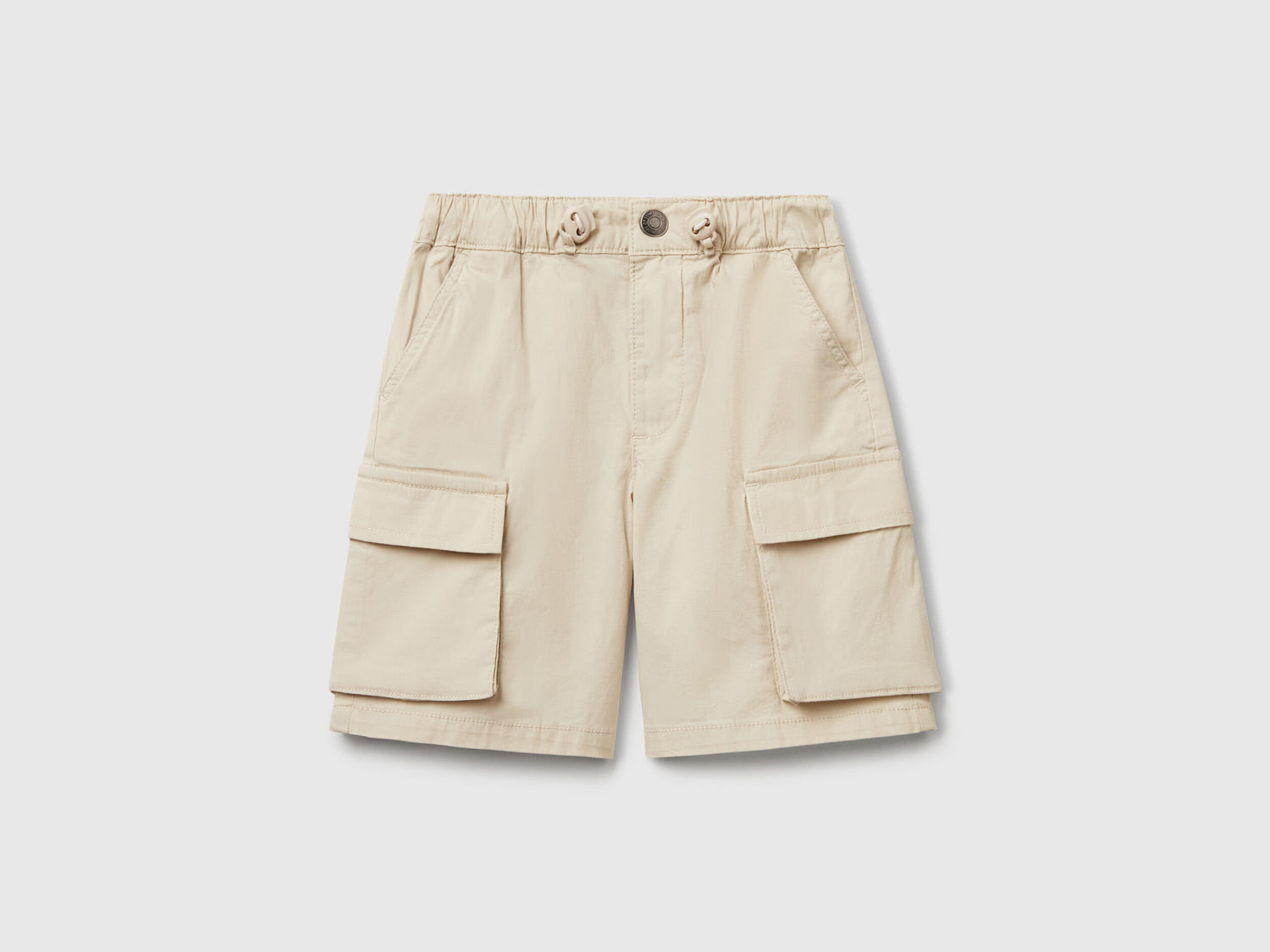 Benetton_Parachute Shorts in Stretch Cotton_4L2VG902V_152_01