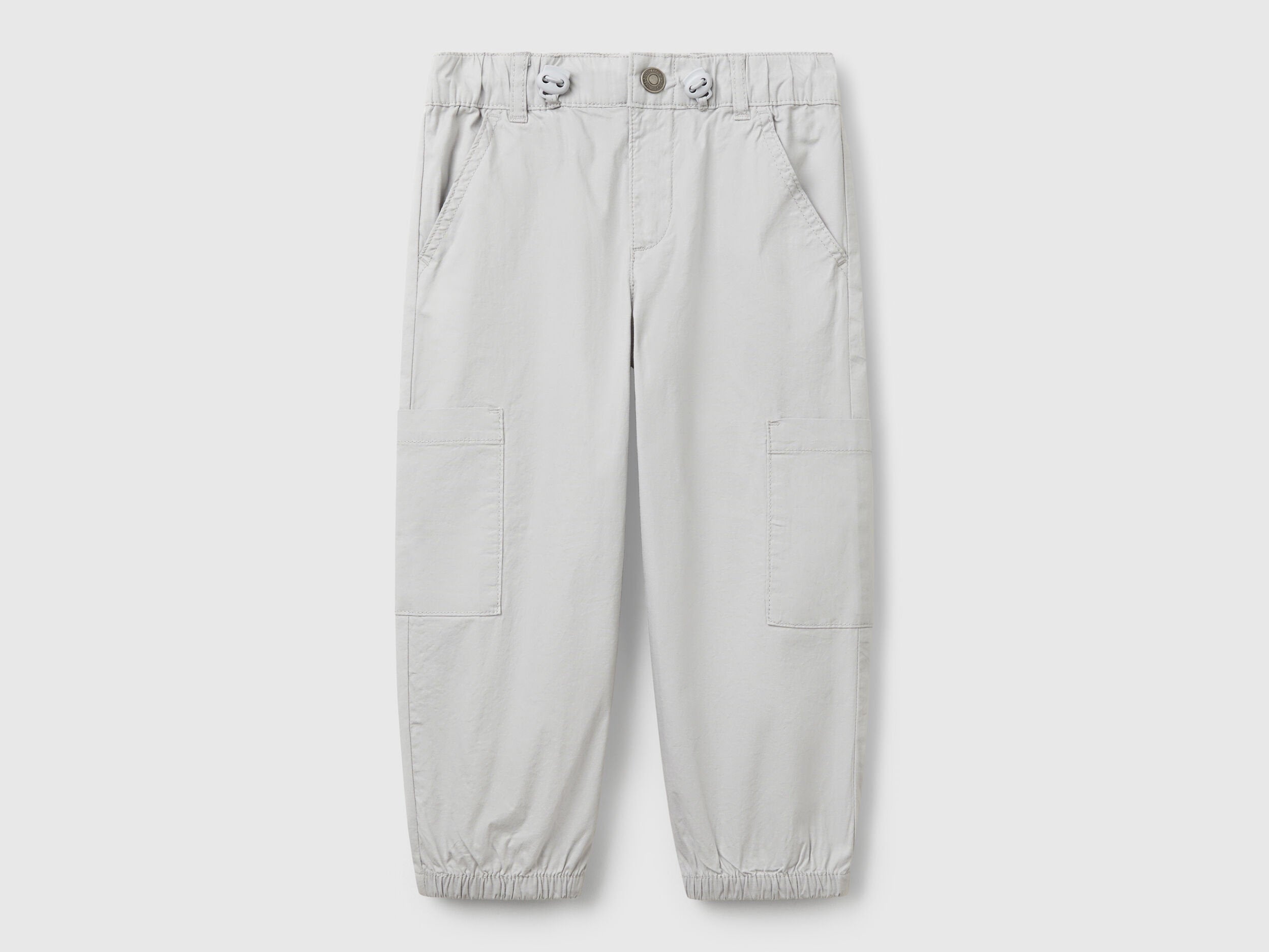 Benetton_Parachute Trousers in Stretch Cotton_4L2VGF01R_115_01