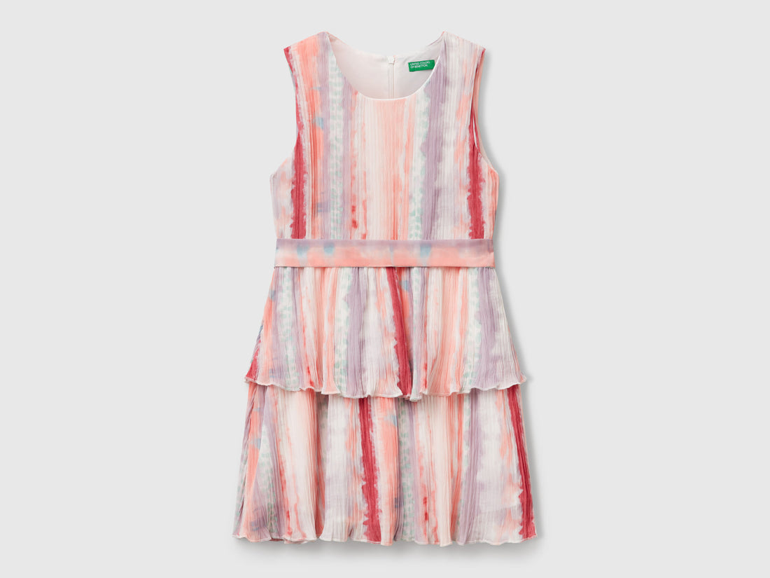 Benetton_Pleated Patterned Dress_4L8RCV03B_65F_01