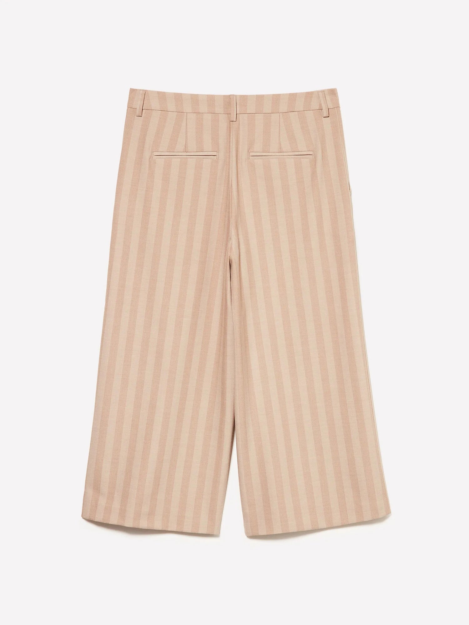 Sisley Beige Women Flared Trousers SKU: 4LMTLF08A_904 Image 02