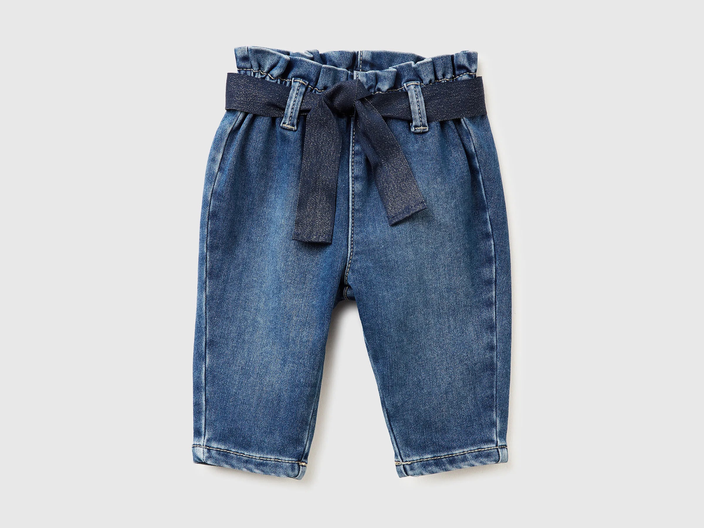 Benetton_Blue_Thermal Jeans with Sash_4MAGAF01O_901_01