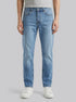 Benetton Light Blue Men Five Pocket Slim Fit Jeans SKU: 4MCP57BC8_902 Image 00