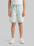 Benetton Sky Blue Boys Denim Bermuda Shorts with Cuffs SKU: 4MI9C9054_902 Image 00