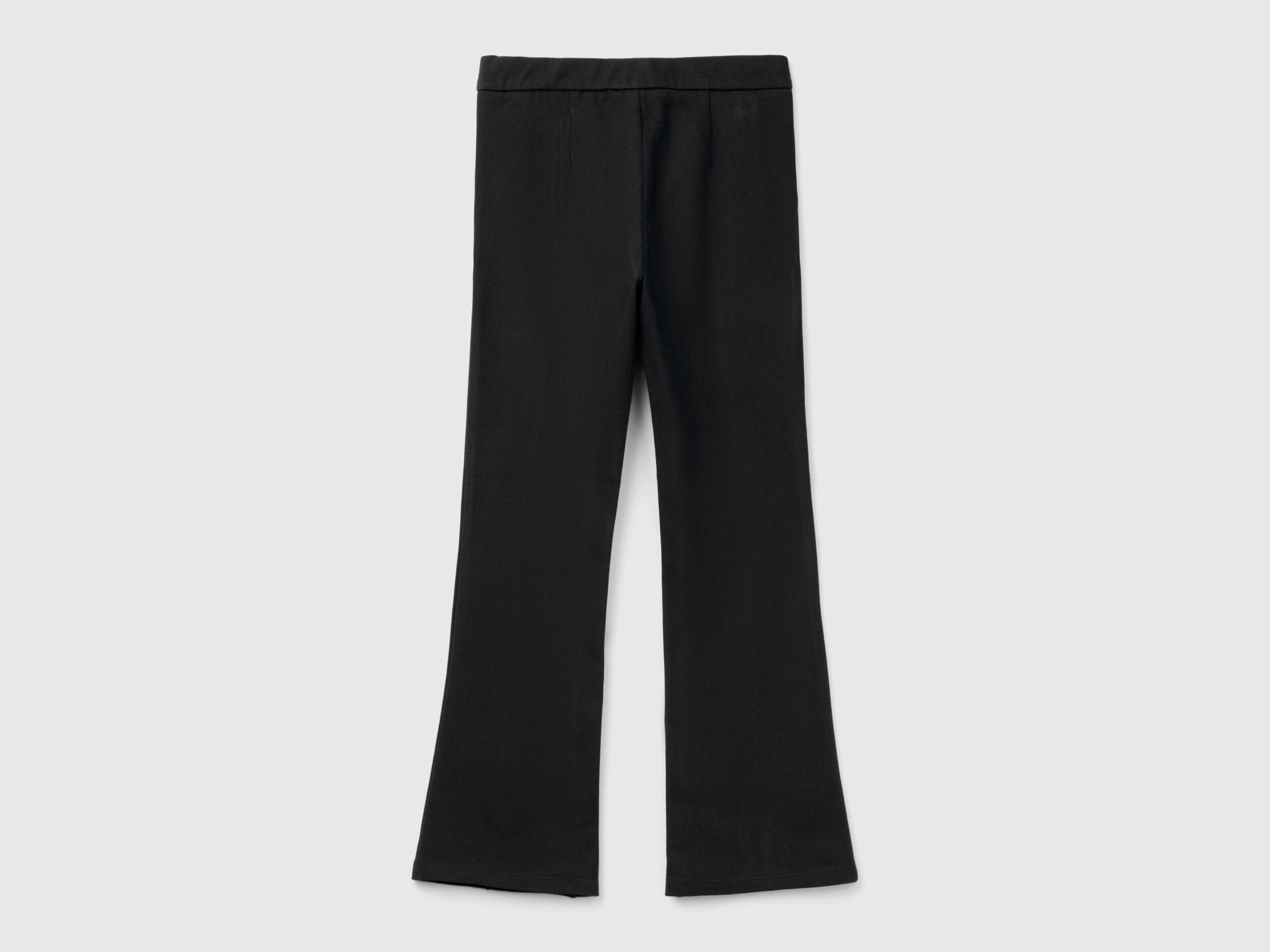 Flared Super Stretch Trousers_4NBBCF03I_100_02