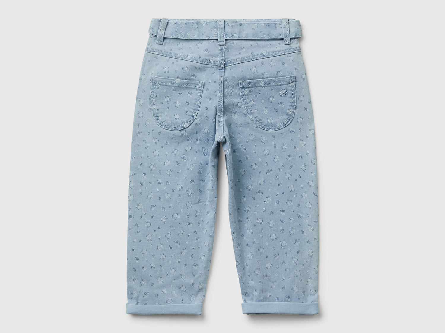 Benetton_Light Blue_Floral Jeans with Sash_4NZRGE02L_901_02