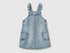 Benetton Light Blue Girls Denim Overall Skirt SKU: 4P1XGT00P_902 Image 01