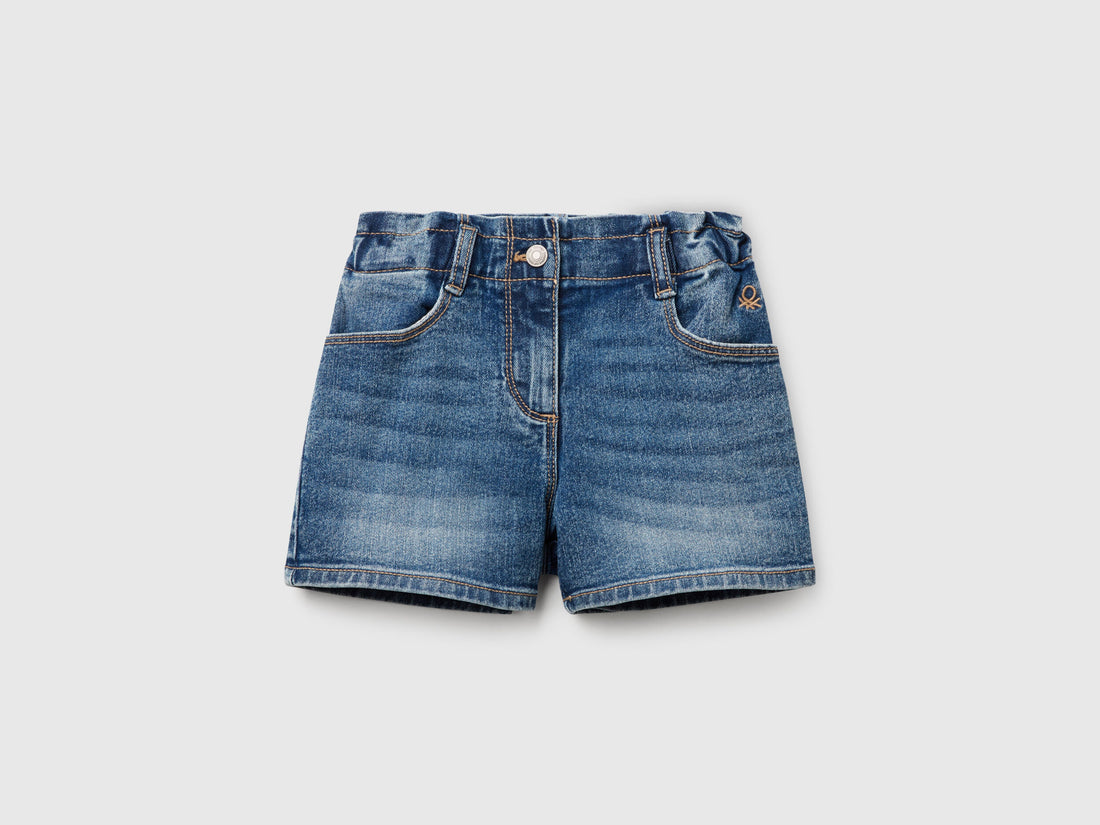 Benetton_Paperbag Jeans Shorts_4PORG902H_901_01