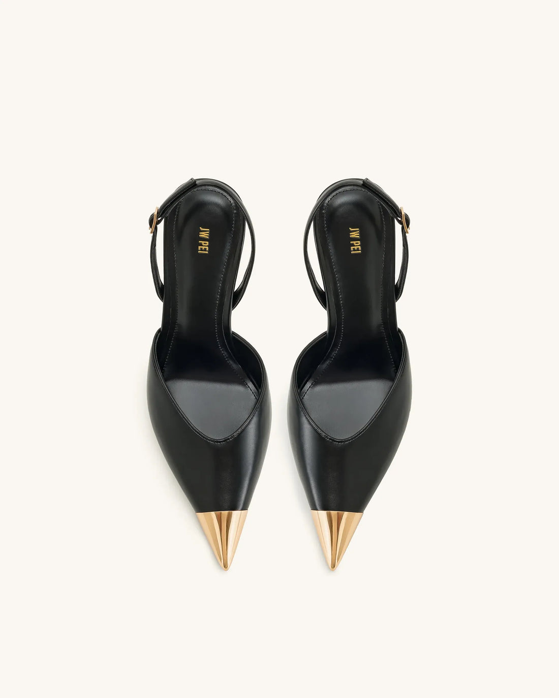JW PEI_Black_Savannah Gold Tipped Slingback Pumps_4PS120-1_Black_02