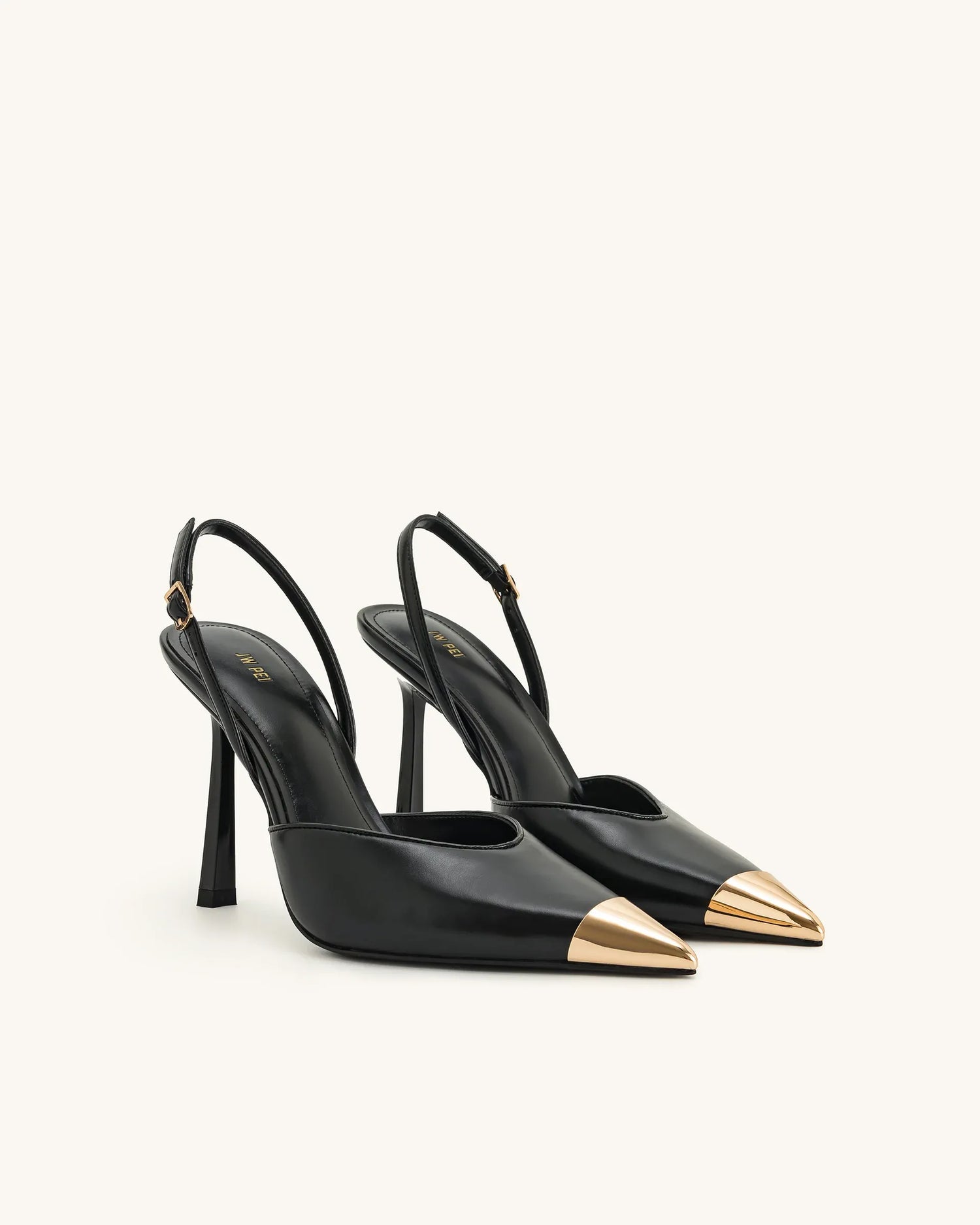 JW PEI_Black_Savannah Gold Tipped Slingback Pumps_4PS120-1_Black_04
