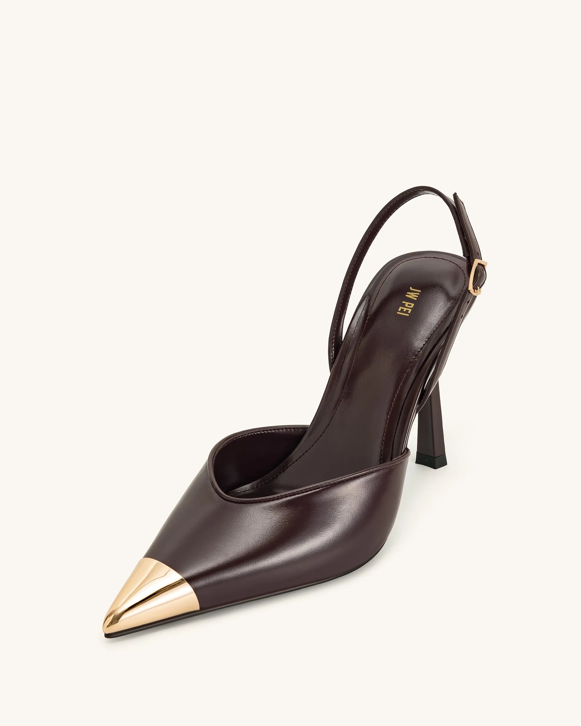 JW PEI_Burgundy_Savannah Gold Tipped Slingback Pumps_4PS120-4_Burgundy_07