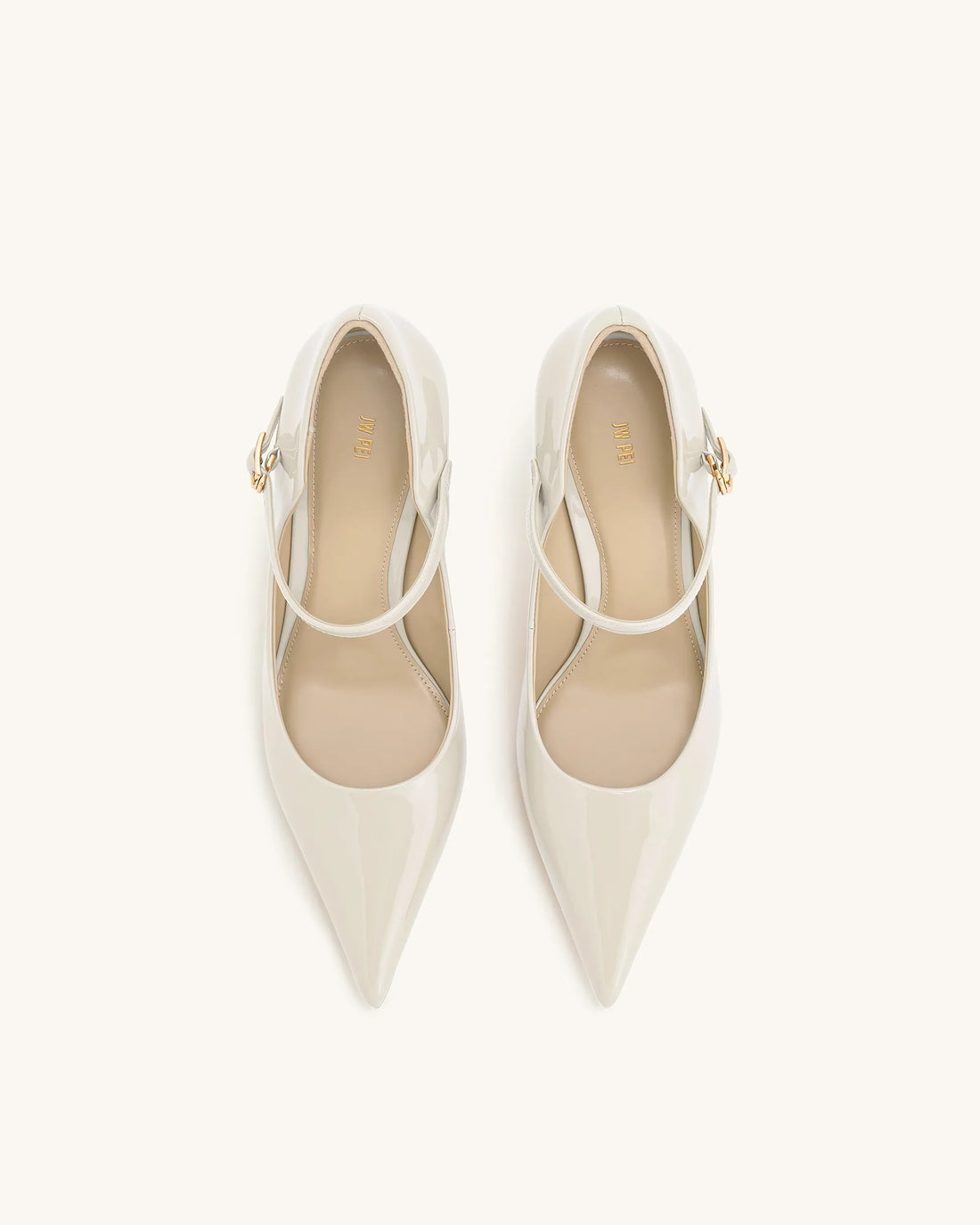 JW PEI_Beige_Thalina Patent Leather Pumps_4PS87-2_Beige_01
