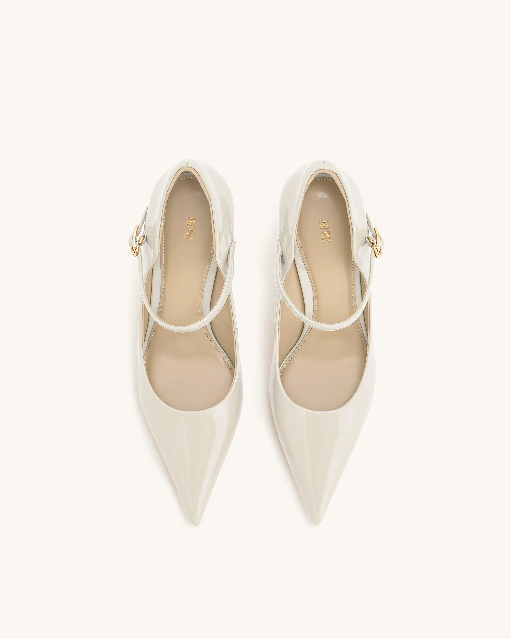 JW PEI_Beige_Thalina Patent Leather Pumps_4PS87-2_Beige_01