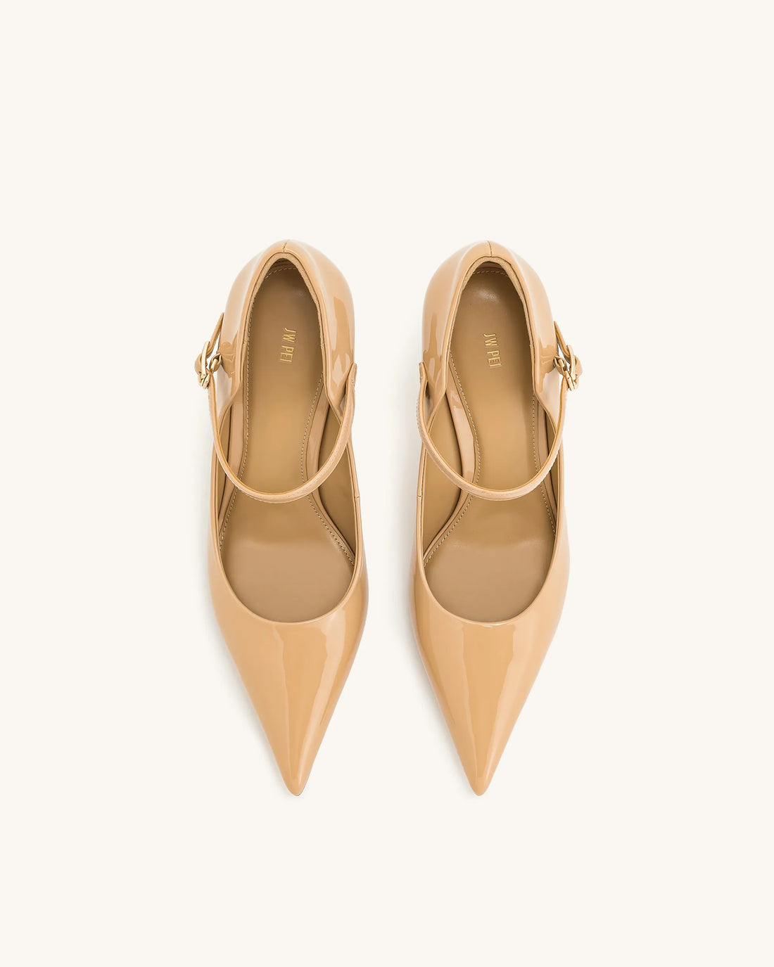 JW PEI_Apricot_Thalina Patent Leather Pumps_4PS87-3_Apricot_01