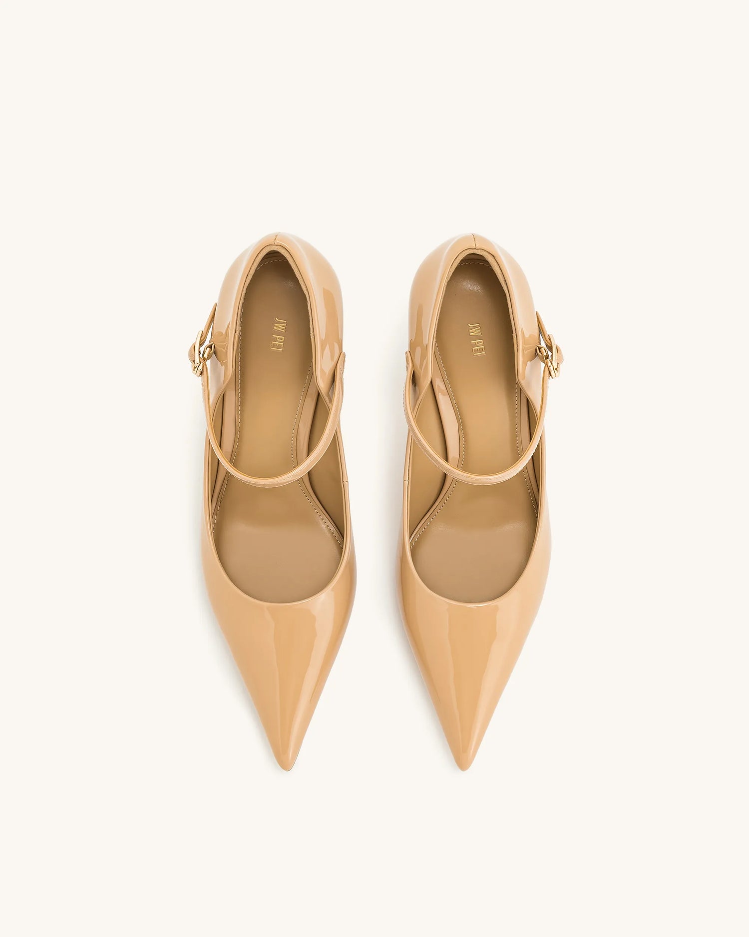 JW PEI_Apricot_Thalina Patent Leather Pumps_4PS87-3_Apricot_01