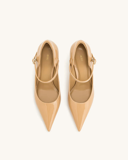 JW PEI_Apricot_Thalina Patent Leather Pumps_4PS87-3_Apricot_01