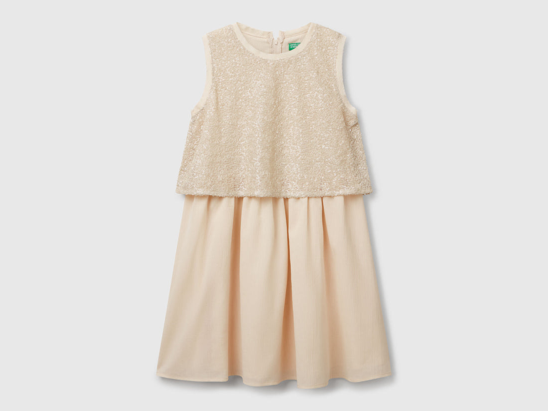 Benetton_Dress with Sequins_4PUECV03D_902_01