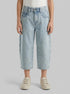 Benetton Sky Blue Boys Striped Balloon Fit Jeans SKU: 4PY3GE02Y_901 Image 00