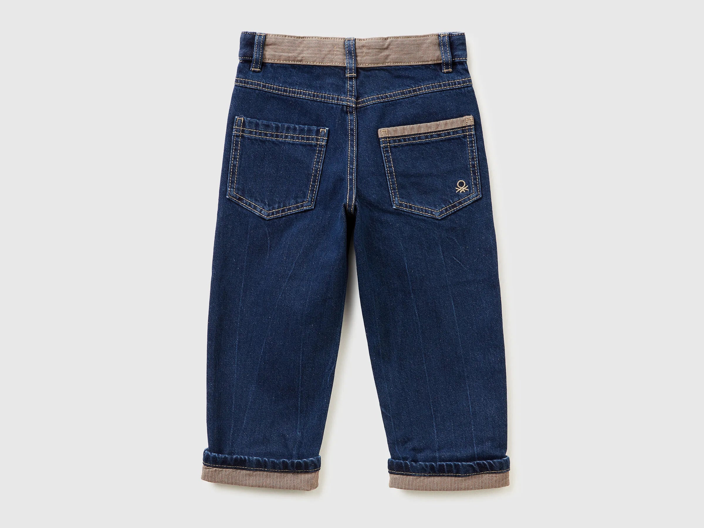 Benetton_Blue_Straight Fit Jeans_4R76GE02U_901_02