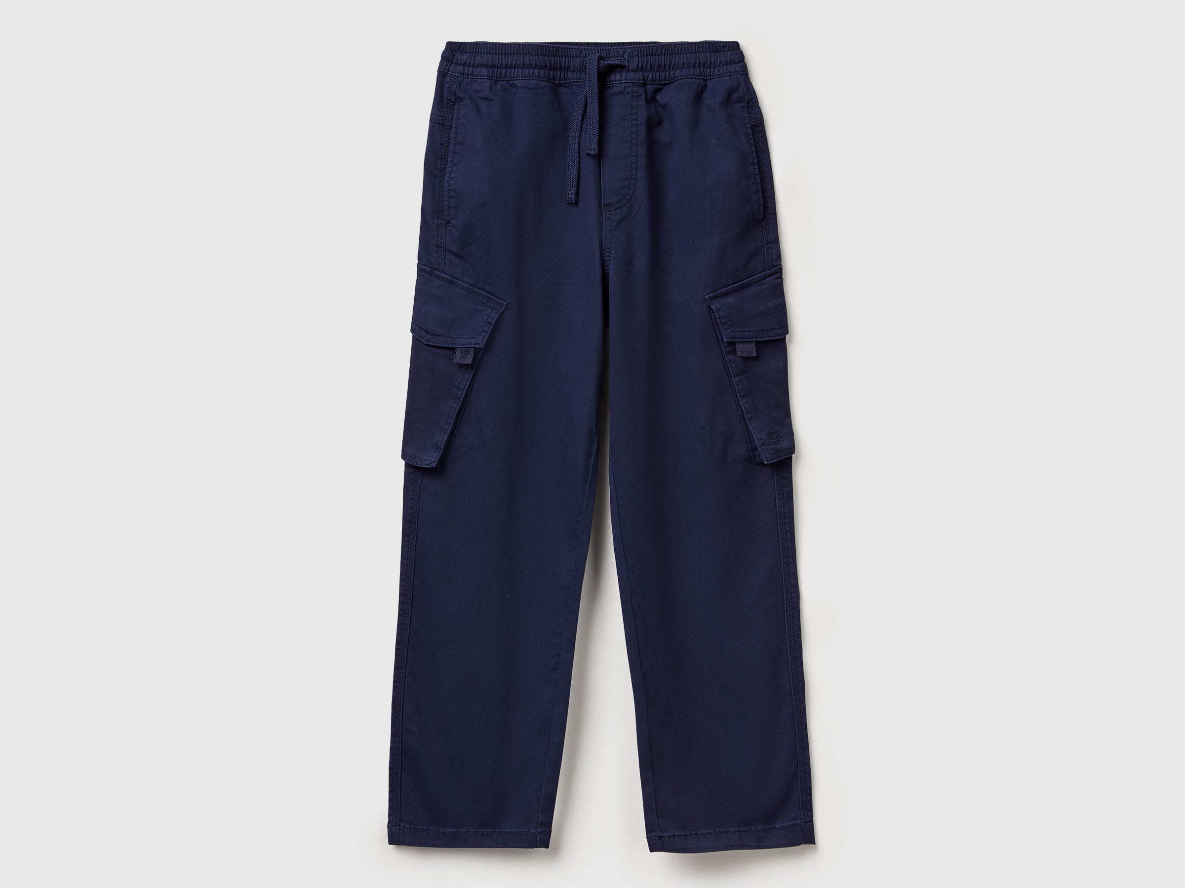 Benetton_Dark Blue_Regular Fit Cargo Trousers_4RHPCF04Y_252_01