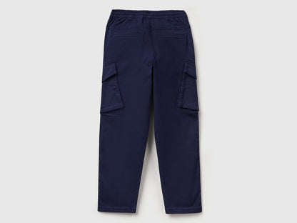 Benetton_Dark Blue_Regular Fit Cargo Trousers_4RHPCF04Y_252_02