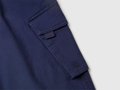 Benetton_Dark Blue_Regular Fit Cargo Trousers_4RHPCF04Y_252_03