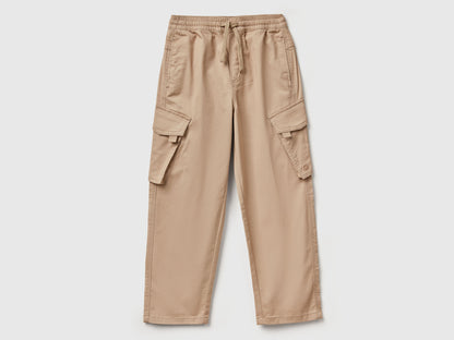 Benetton_Beige_Regular Fit Cargo Trousers_4RHPCF04Y_39A_01