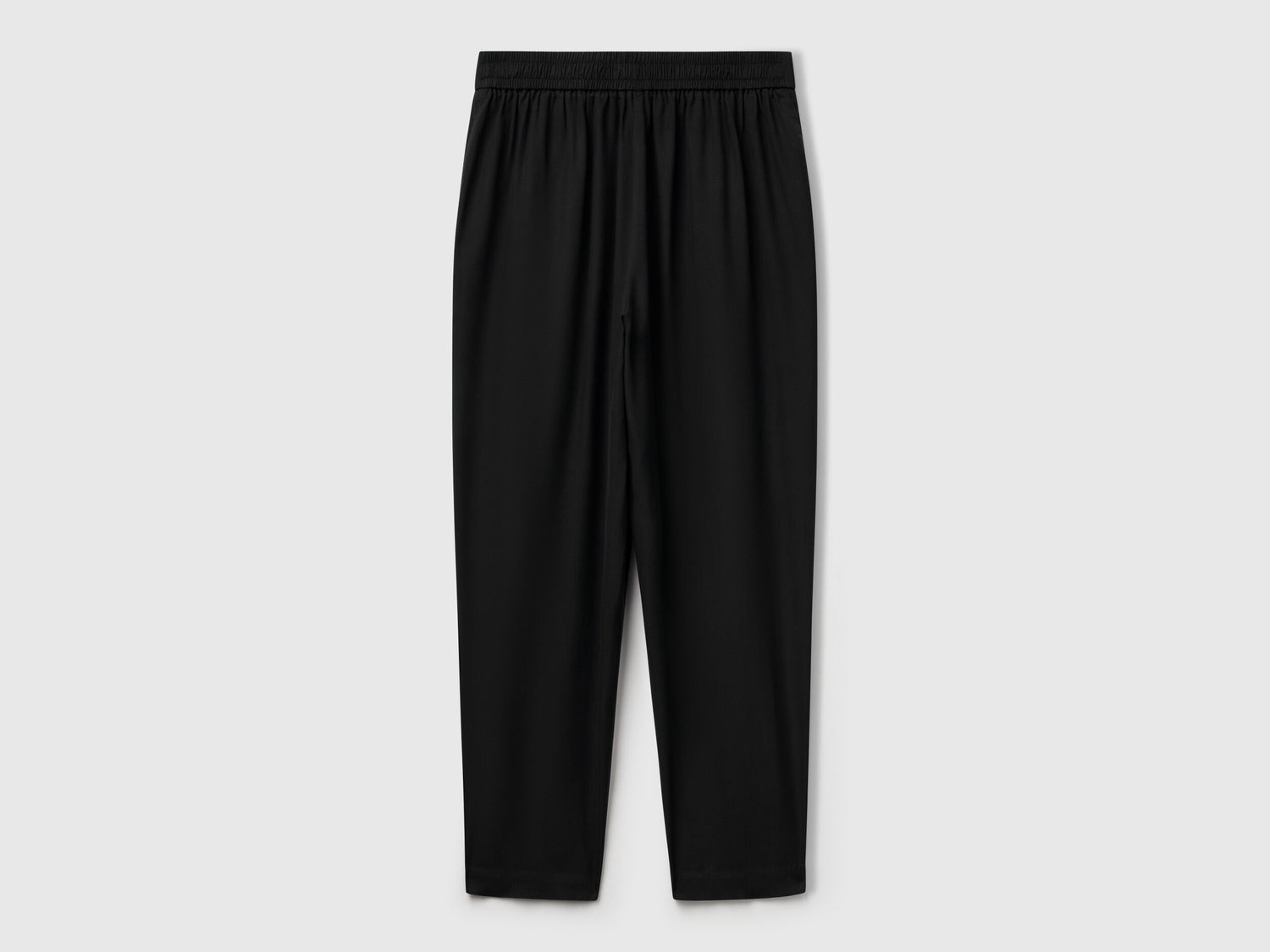 Benetton_Flowy Trousers with Pleats_4T91DF08L_100_05