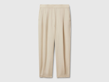Benetton_Flowy Trousers with Pleats_4T91DF08L_152_04