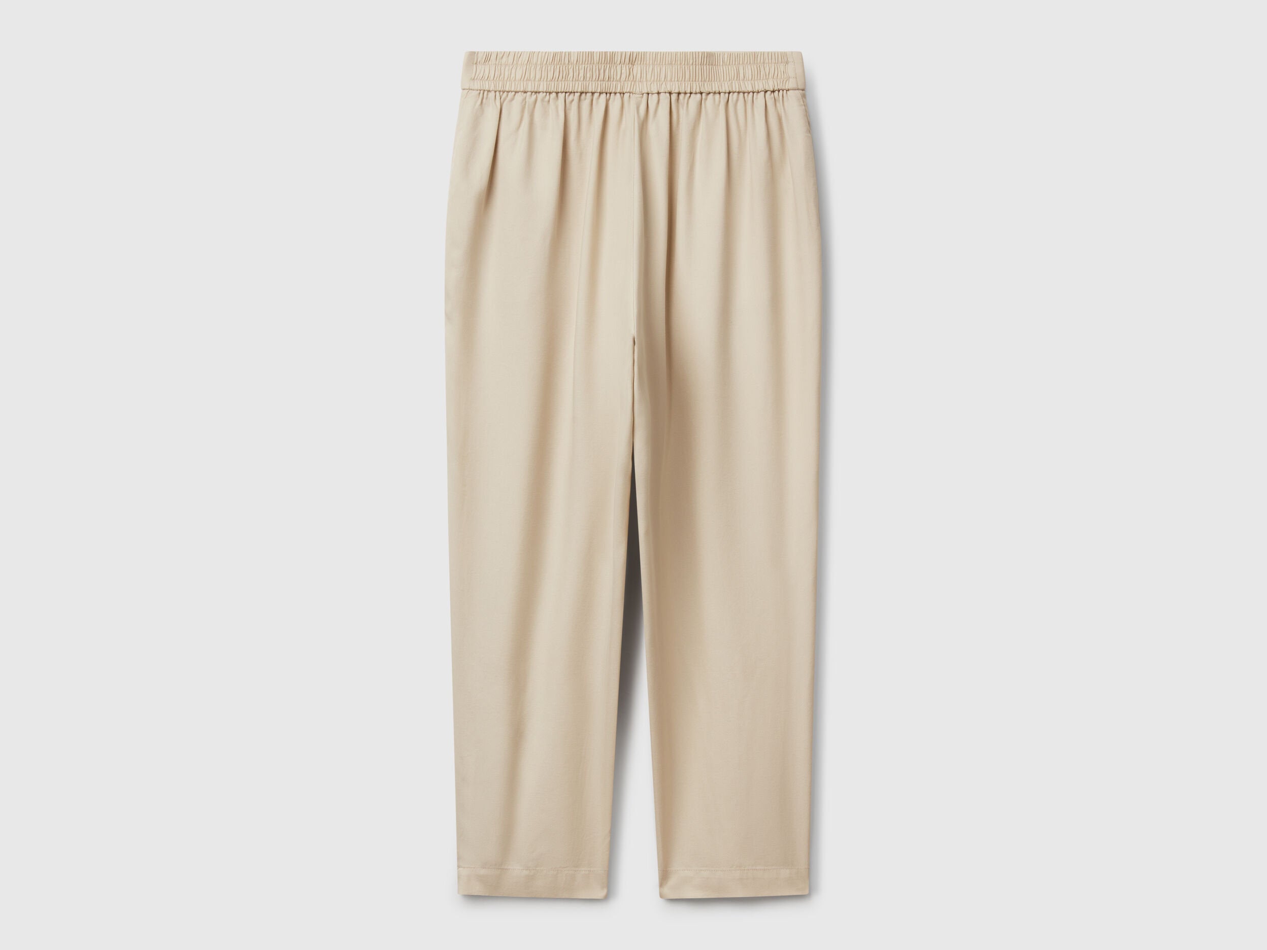 Benetton_Flowy Trousers with Pleats_4T91DF08L_152_05