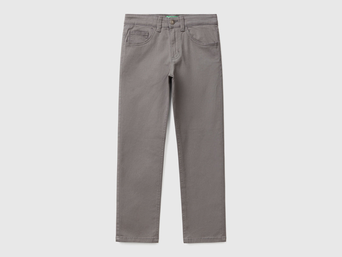 Benetton_Five Pocket Slim Fit Trousers_4TCGCE00P_00W_01