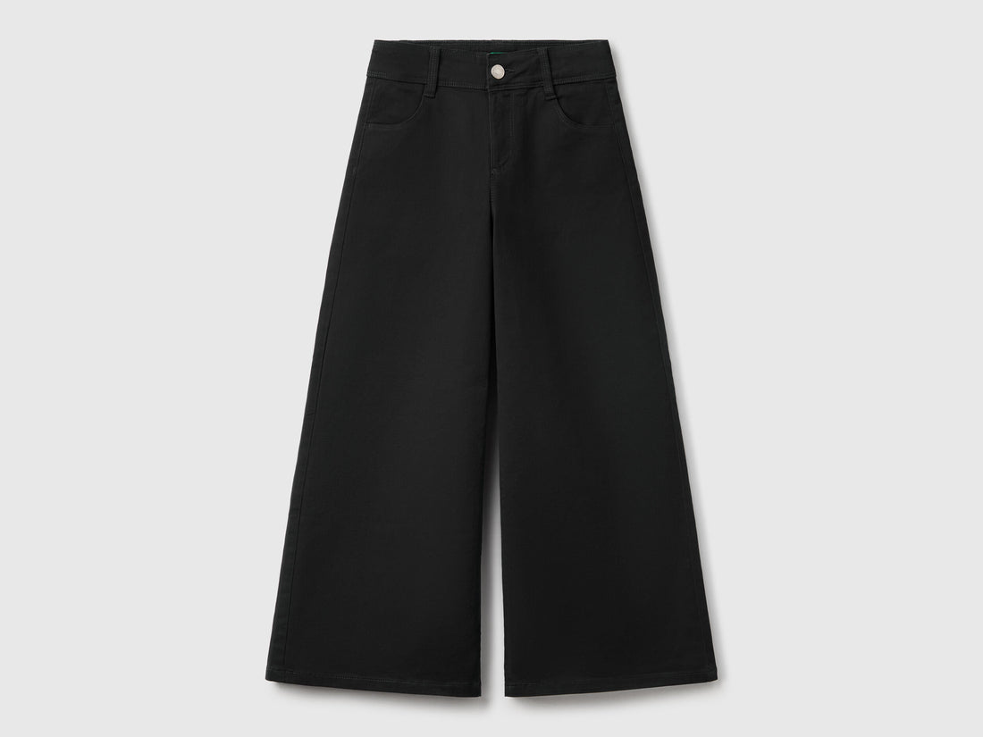 Benetton_Trousers with Wide Leg_4TCGCE03X_100_01