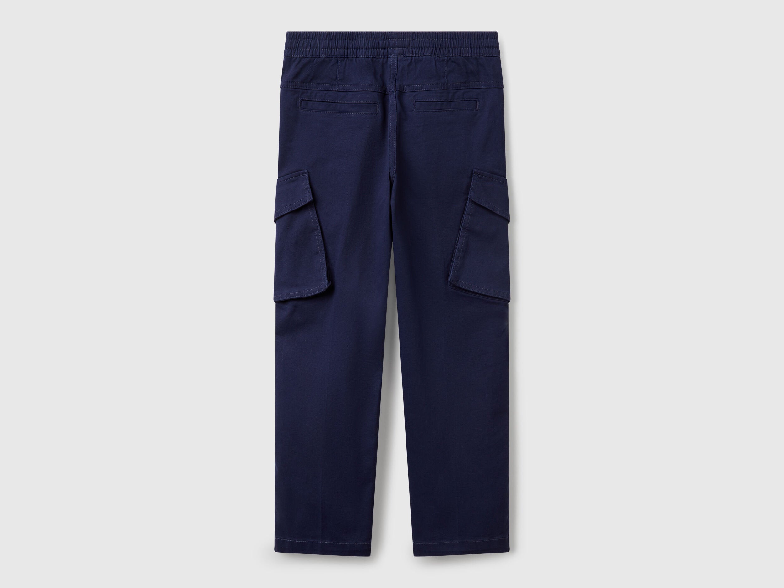 Benetton_Slim Fit Cargo Trousers_4TCGCF049_252_02