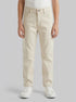 Benetton Beige Boys Five-Pocket Stretch Trousers SKU: 4TCGGE009_152 Image 00