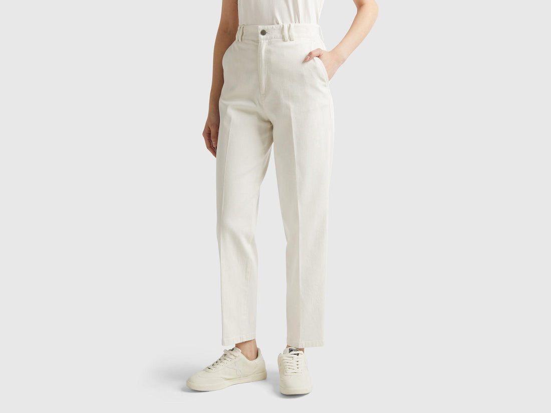 Chino Trousers In Cotton And Modal¨_4TDCDF05X_0Z3_01