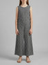 Benetton Black Girls Gingham Checkered Jumpsuit SKU: 4TEECT01B_902 Image 00