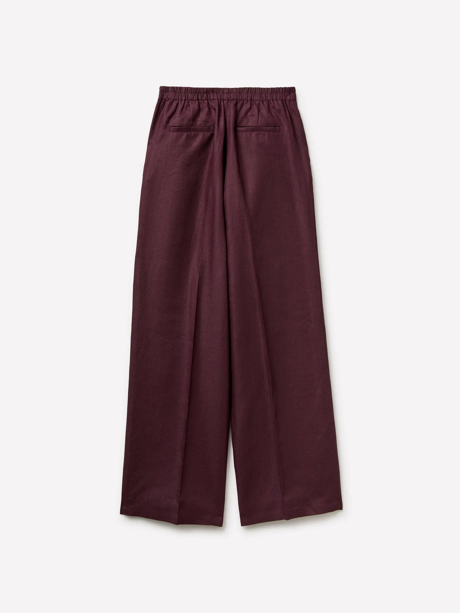Sisley Dark brown Women Pure Linen Trousers SKU: 4TTSLF08P_1H8 Image 02