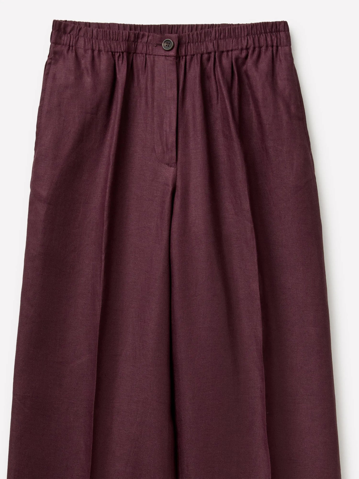 Sisley Dark brown Women Pure Linen Trousers SKU: 4TTSLF08P_1H8 Image 03
