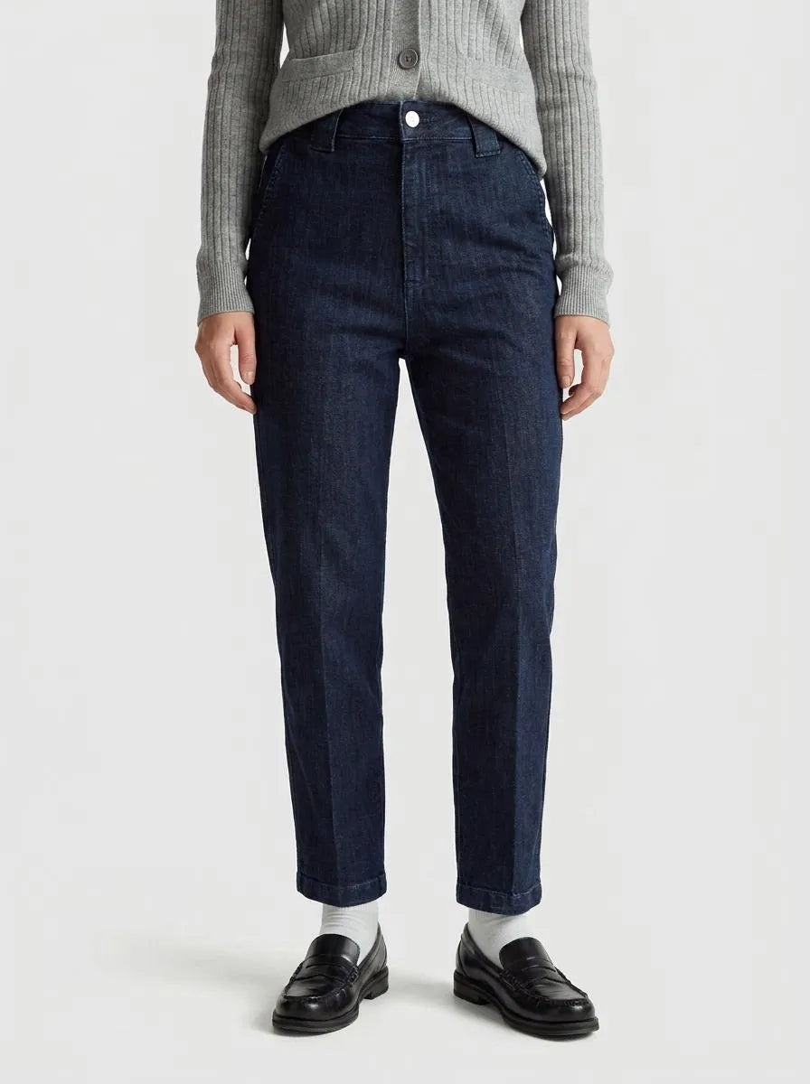 Benetton Blue Women Chino Jeans SKU: 4TUTDF09X_905 Image 00