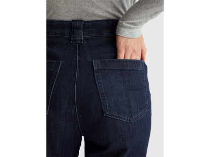 Benetton Blue Women Chino Jeans SKU: 4TUTDF09X_905 Image 04