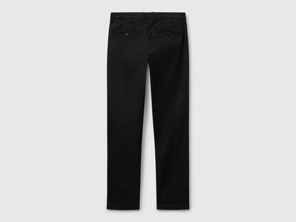 Benetton_Black_Slim Fit Cotton Chinos_4TZYUF04P_100_06