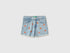 Benetton Blue Girls Lobster Denim Shorts SKU: 4UTPC9055_902 Image 01