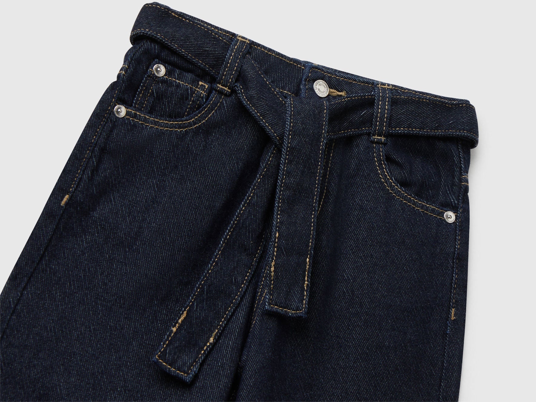 Benetton_Blue_Wide Fit Jeans with Sash_4UTPGE02M_901_03