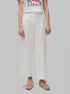 Benetton Creamy White Women Checkered Trousers SKU: 4V6GDF0BG_901 Image 00