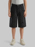 Benetton Black Boys 3/4 Jeans with Chain SKU: 4VKZCF05M_800 Image 00