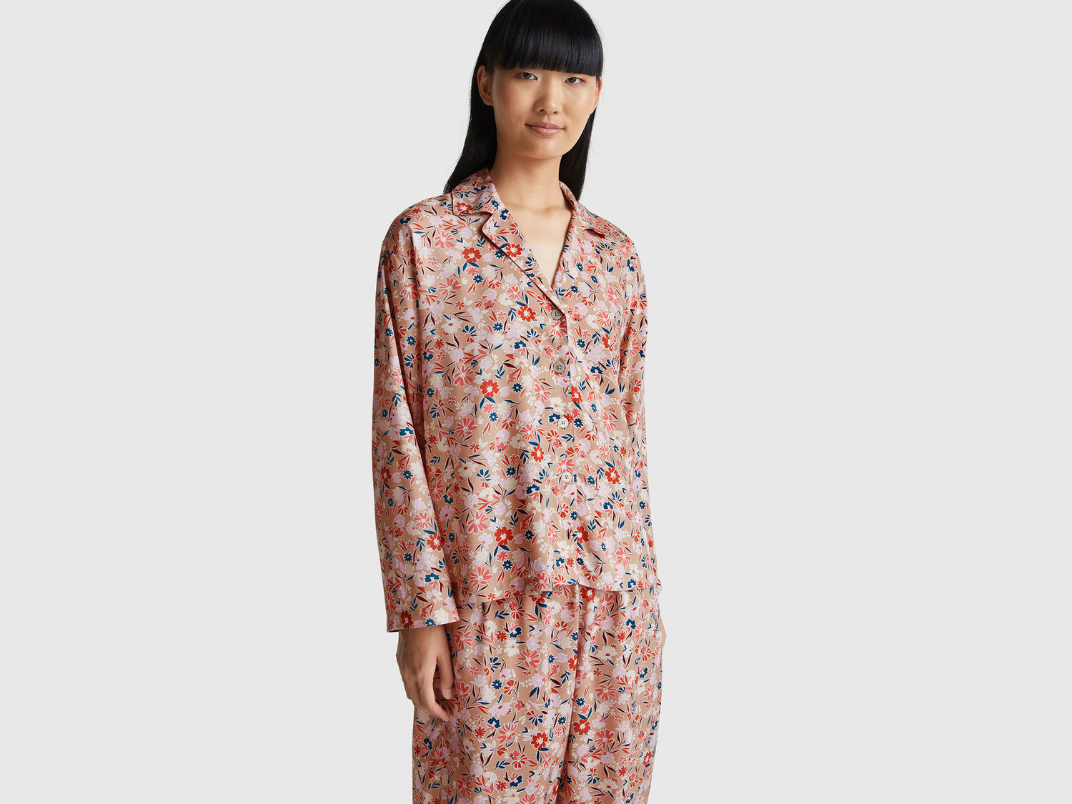 Benetton_Pink_Flowy Floral Pyjamas_4W313P00U_61B_01