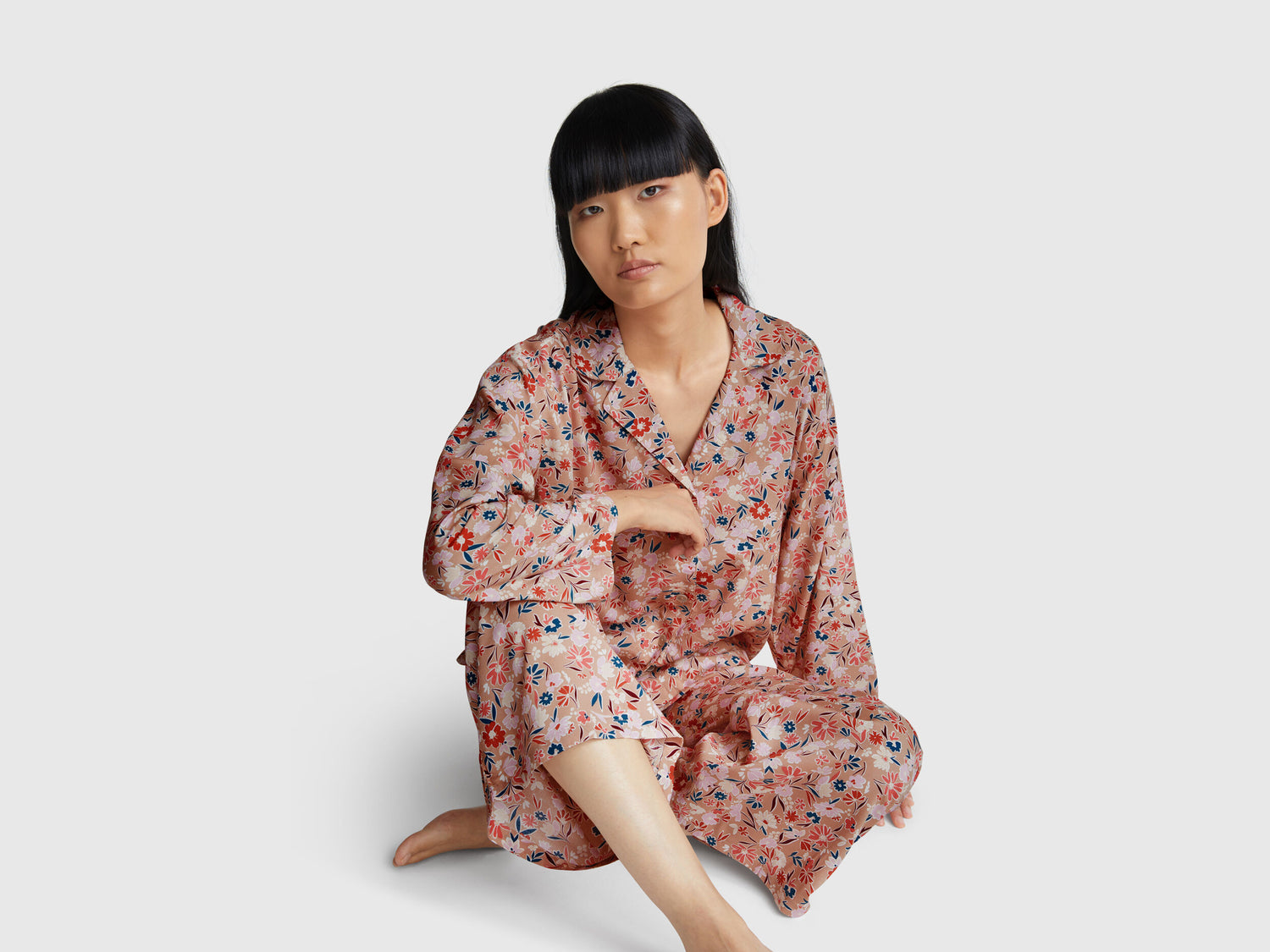 Benetton_Pink_Flowy Floral Pyjamas_4W313P00U_61B_03