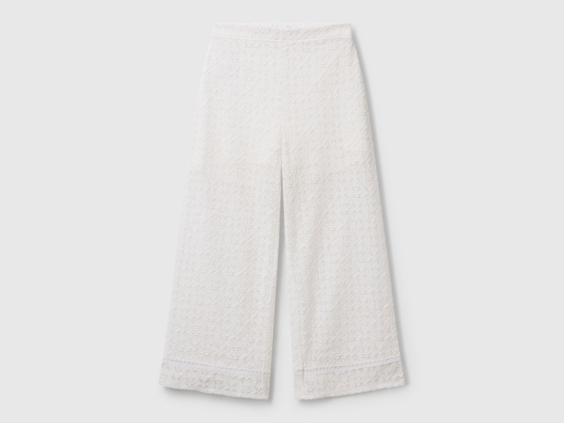 Benetton_Wide Leg Trousers in Lace_4WYWCF04E_901_01