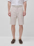 Benetton Creamy White Men Regular Fit Bermuda Shorts in Linen Blend SKU: 4YQSU901I_906 Image 00