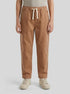 Benetton Brown Boys Cotton Joggers with Drawstring SKU: 4ZJNCF05F_94M Image 00